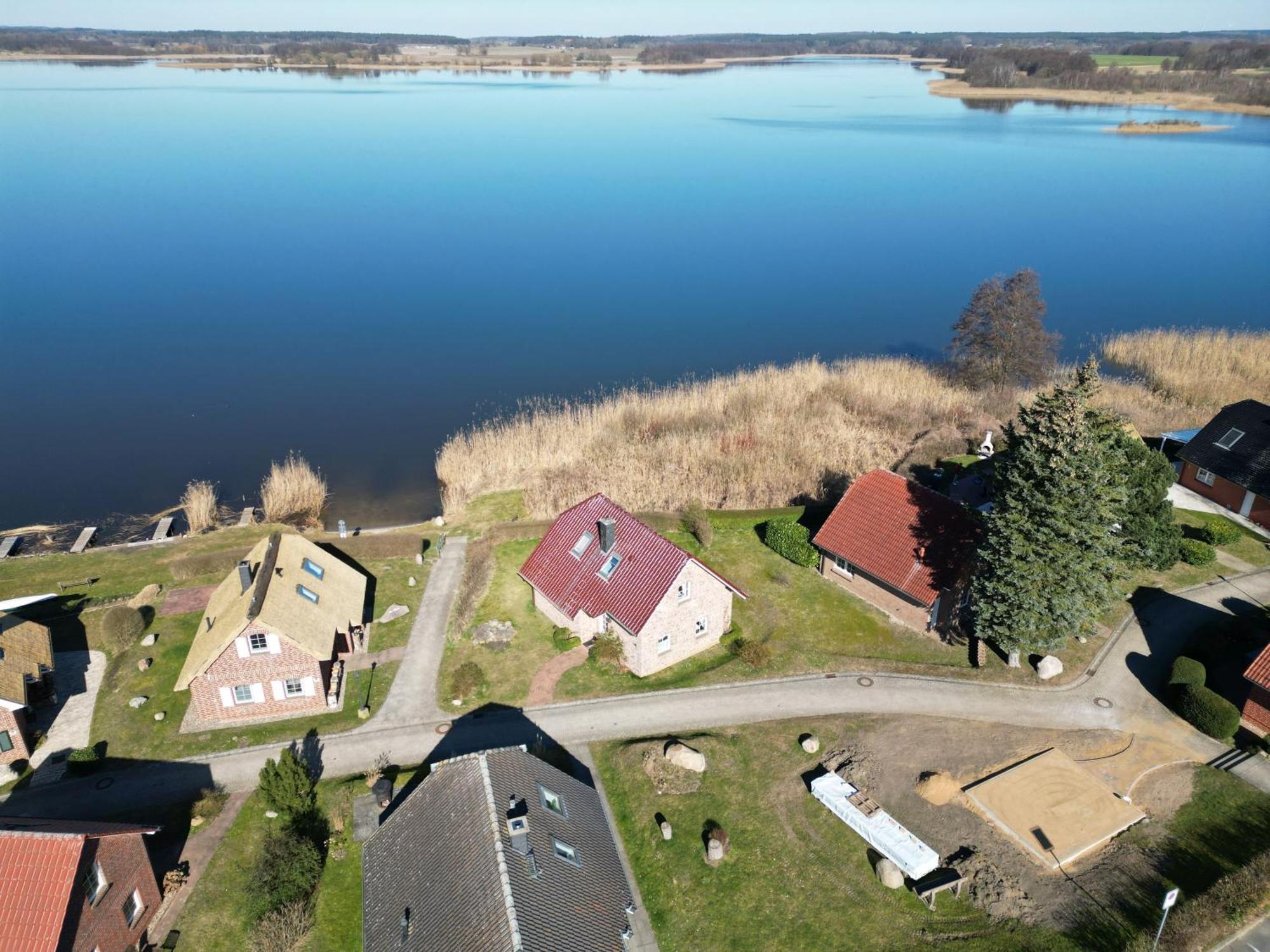 Blick Aufn See Sternberg Exteriör bild
